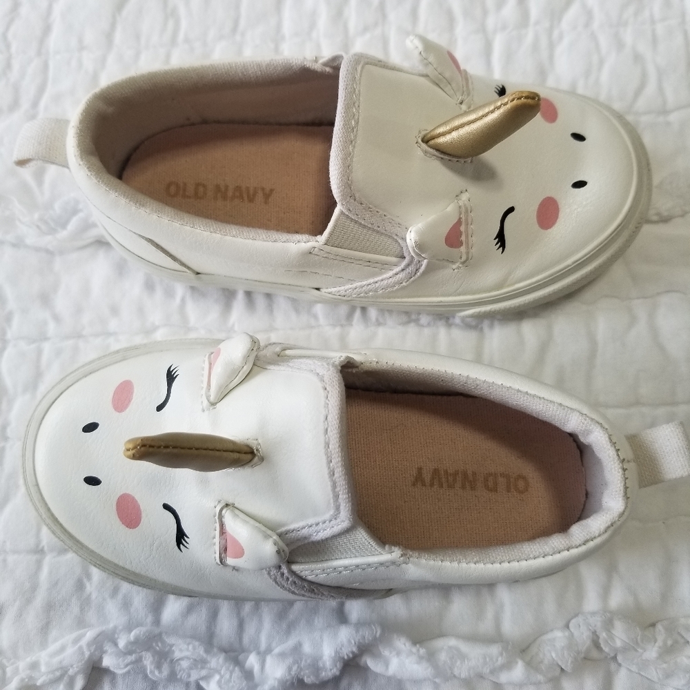 Old Navy UNICORN Slip On Sneakers 13.5 EUC - Picture 8 of 10